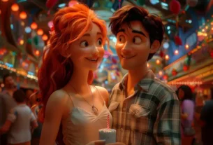 3d birthday celebration cartoon illustration 23 2151416919 1