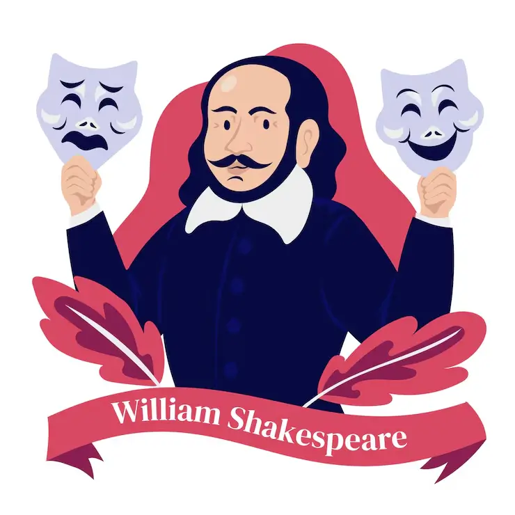 hand drawn flat design shakespeare 23 2149264106 1