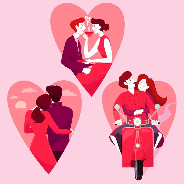 happy valentine flat illustration design set 23 2149242637 1 1