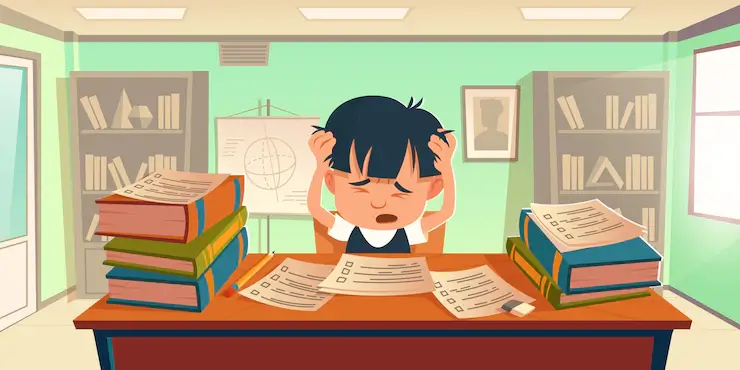 Why Are We Chasing 100% Marks? The Hidden Cost of the Academic Race in India 1 kid got stress doing homework prepare exam 107791 1443 1 1